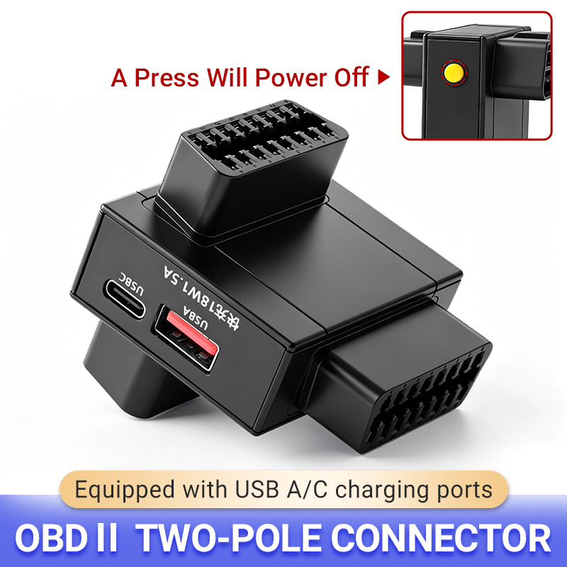 Usb C Hub - Adaptador divisor OBD2, 1 para 2,