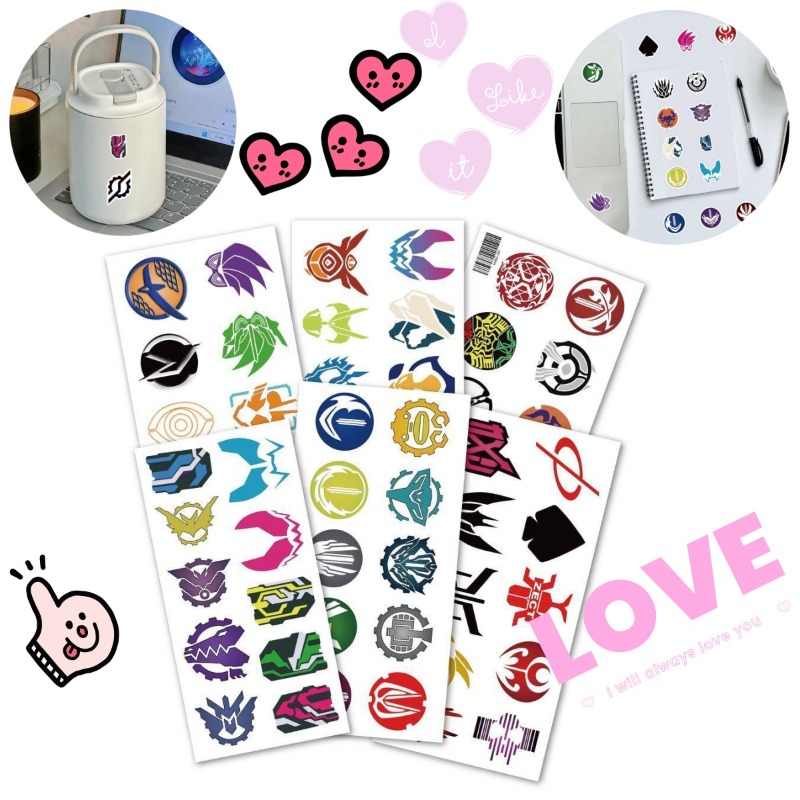 Laptop Original Accessories - 60 Folhas de Adesivos com Logo