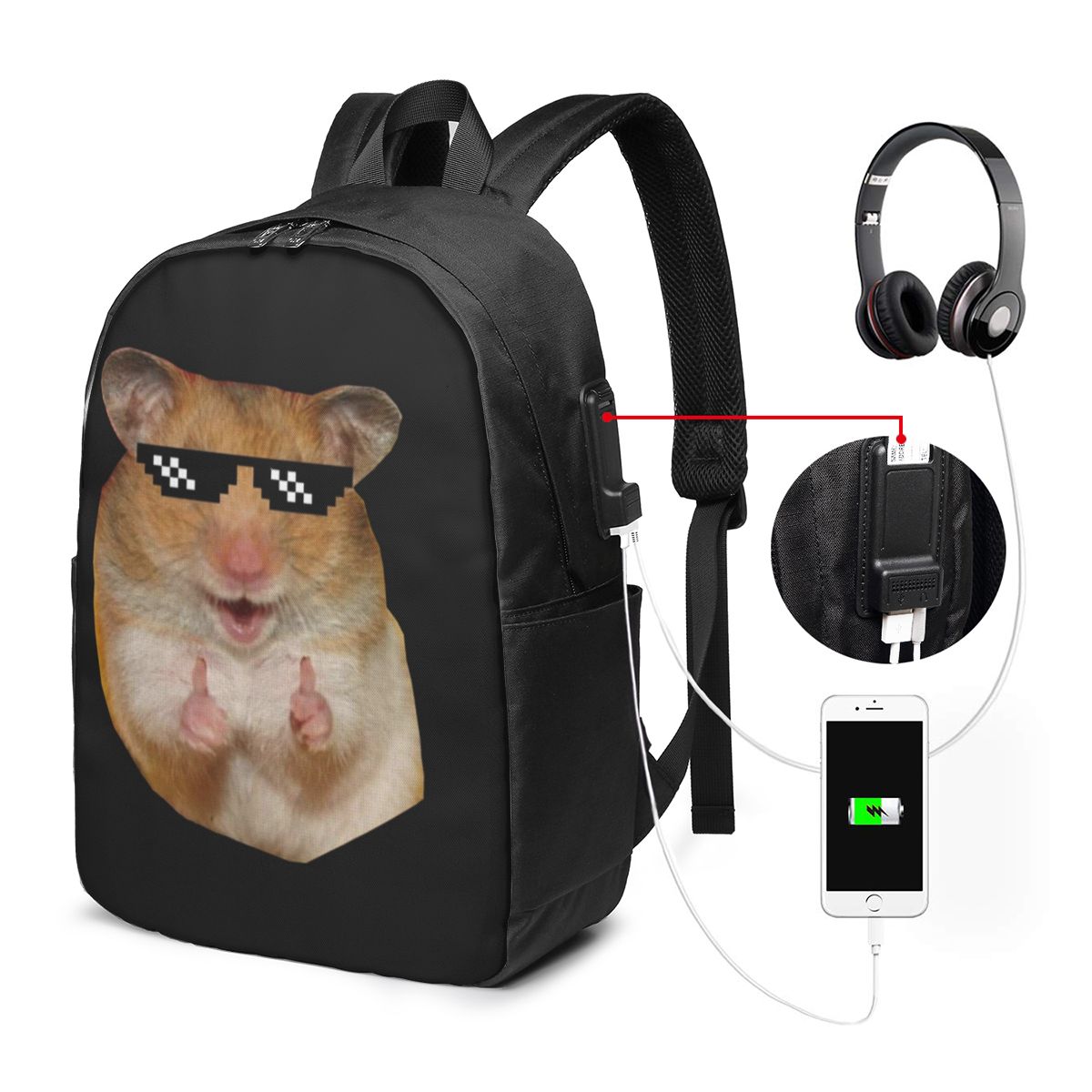 Mochila engraçada de hamster,  - Laptop Bag avaliação e preço
