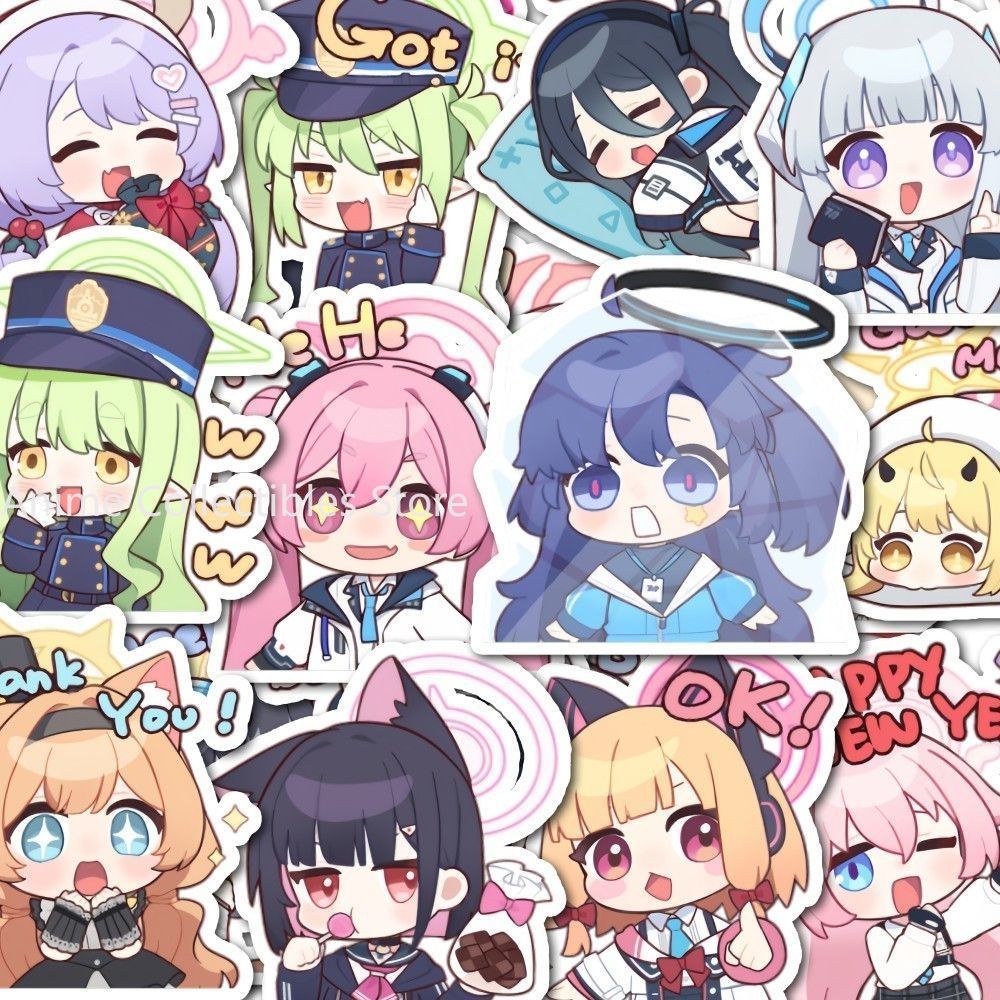 48PCS Adesivos Anime Blue Arch - Laptop Original Accessories avaliação e preço