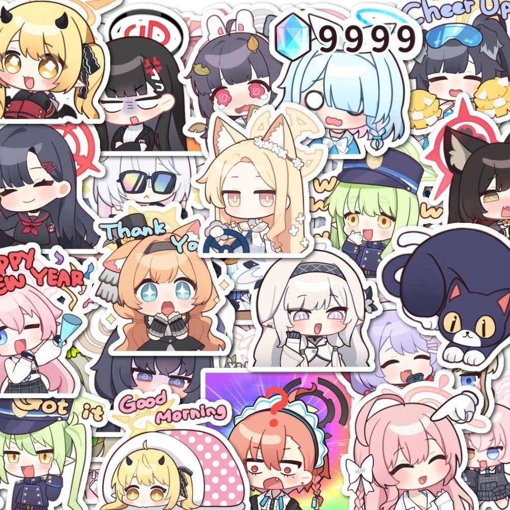 48PCS Adesivos Anime Blue Arch - Laptop Original Accessories avaliação e preço
