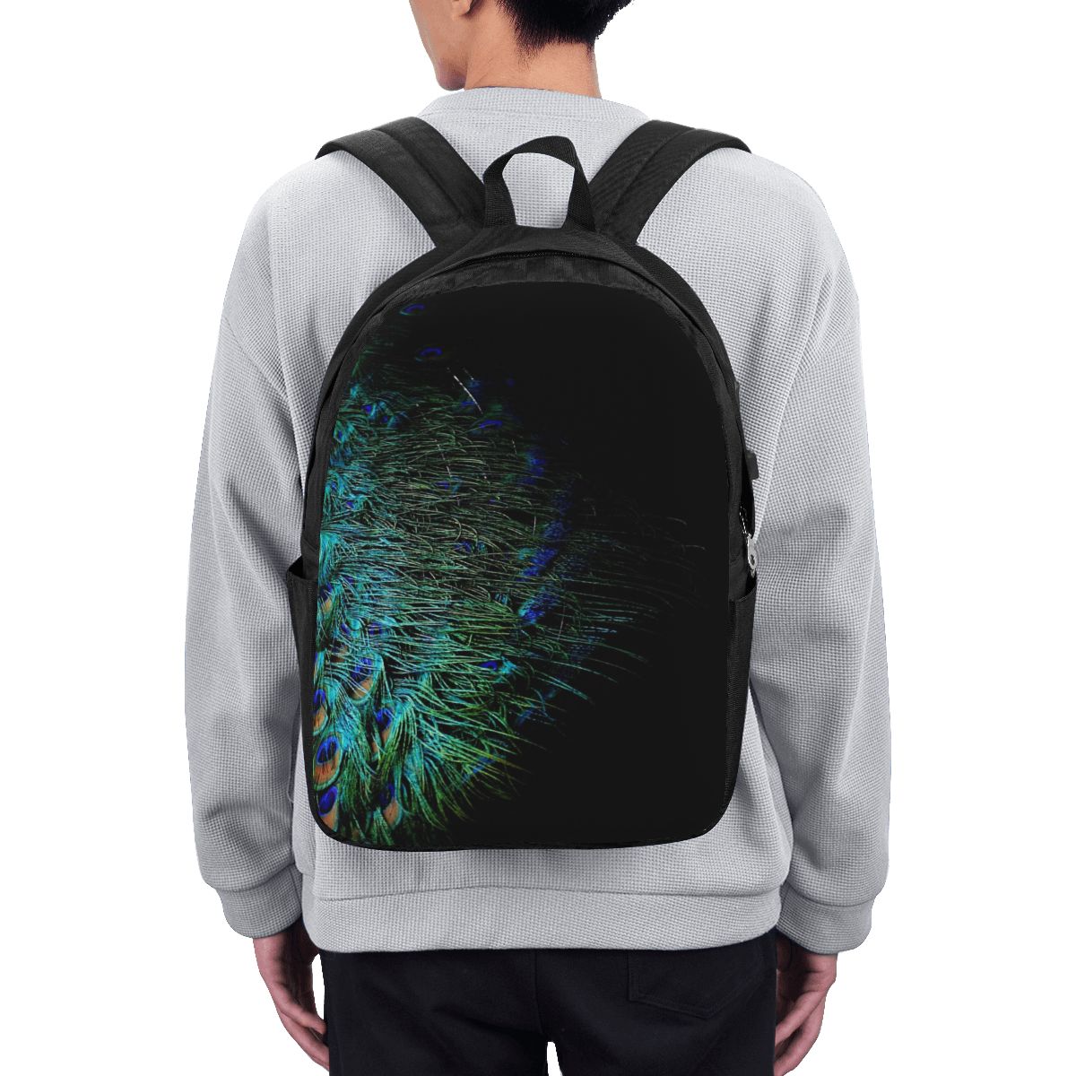 Mochila com penas de pavão em  - Laptop Bag avaliação e preço