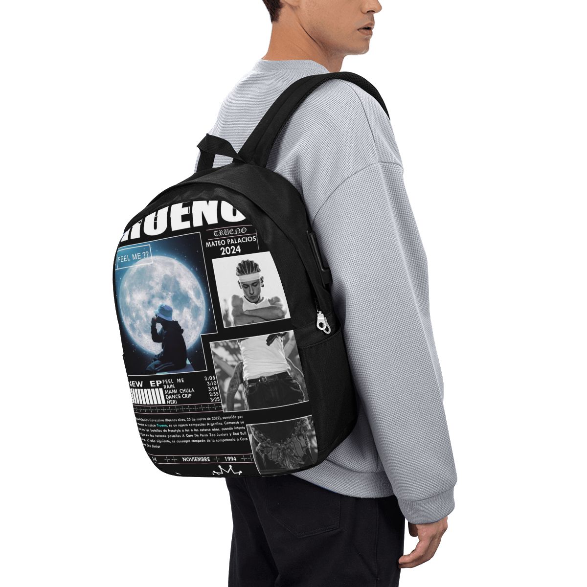 Mochila Engraçada Trueno Hip H - Laptop Bag avaliação e preço