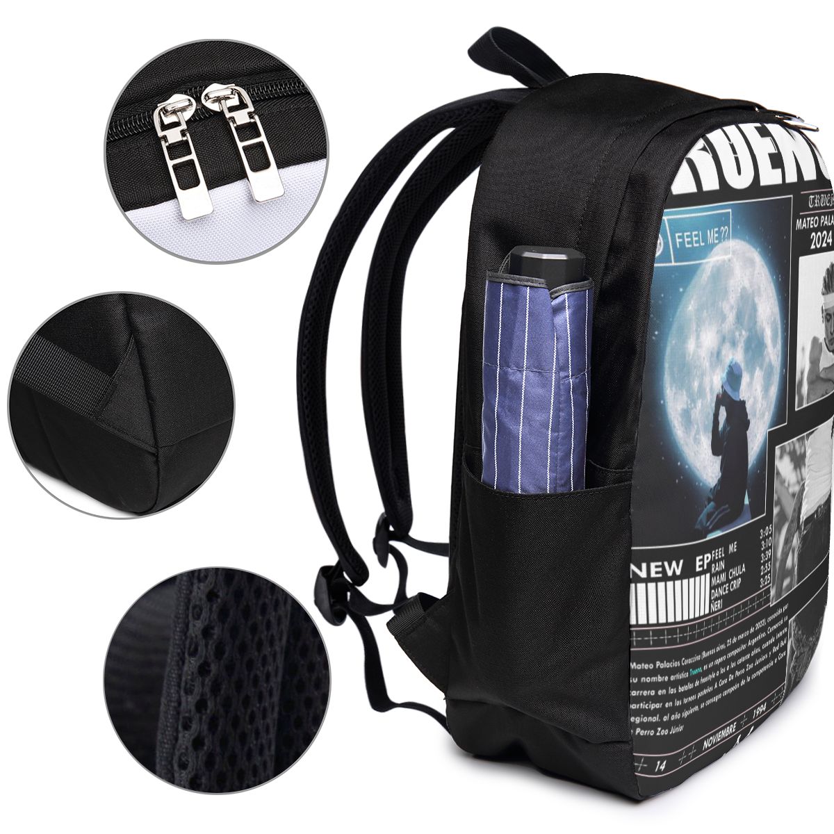 Mochila Engraçada Trueno Hip H - Laptop Bag avaliação e preço
